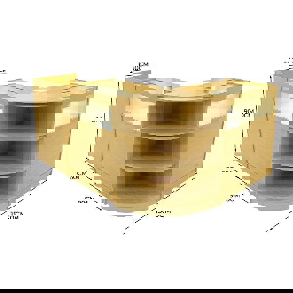 Monstershop Sagittarius LED Shop Counter Set LM60, TB60 & 2 x B900 - Maple