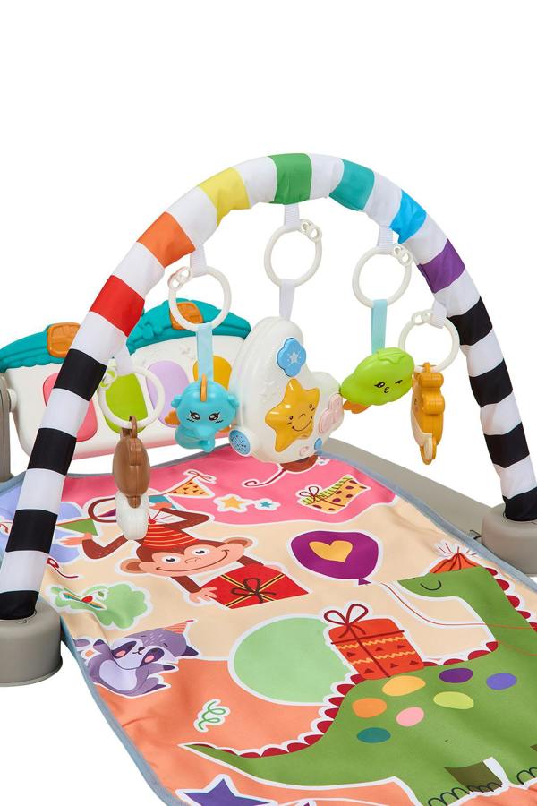 Living and Home Interactive Baby Gym with Musical Keyboard and Hanging Toys