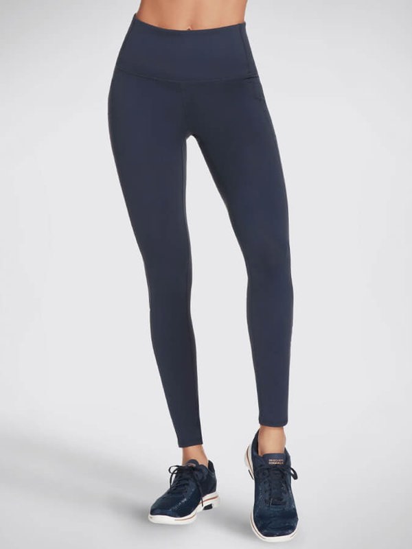 Skechers GOWALK High Waisted Women's Leggings - Navy