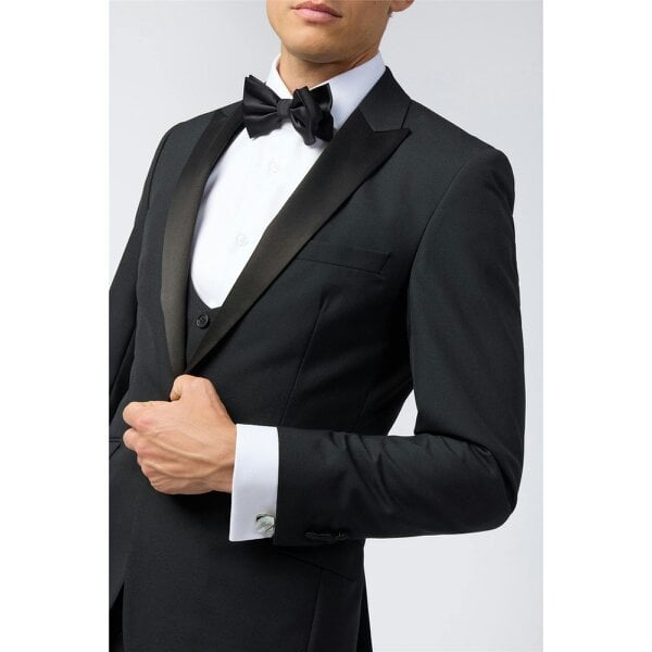 Alexandre Silver Alexandre Slim Fit Ellerton Black Jacket