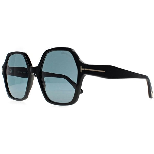 Tom Ford Sunglasses Romy FT1032 01A Shiny Black Smoke Grey