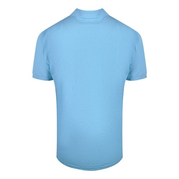 Cavalli Class Circle Logo Polo Shirt - Light Blue