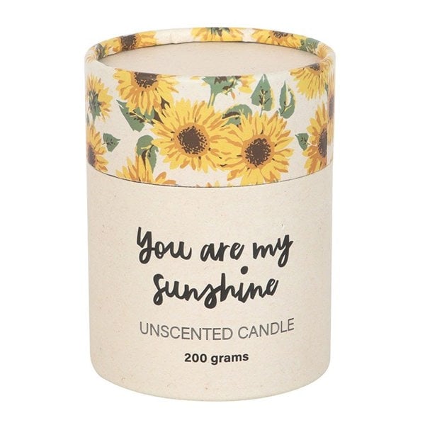 Serano You Are My Sunshine Candle with 3D Sunflower