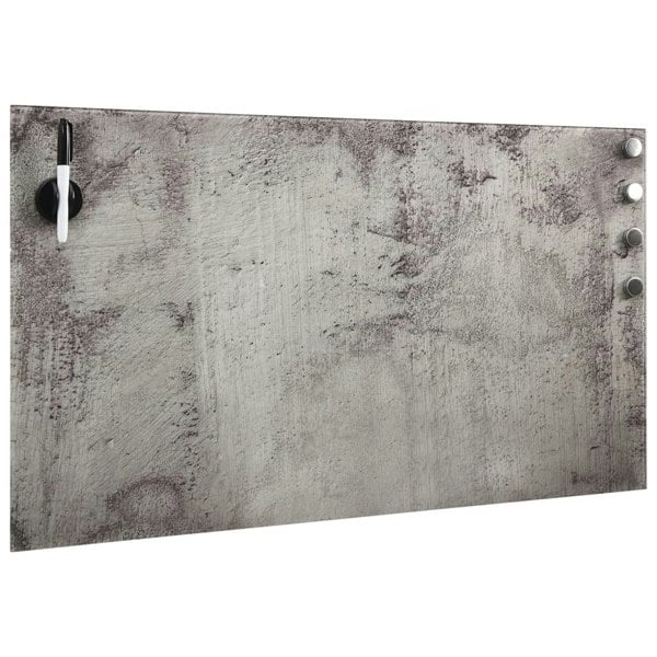 Berkfield Wall Mounted Magnetic Board Glass 100x60 cm