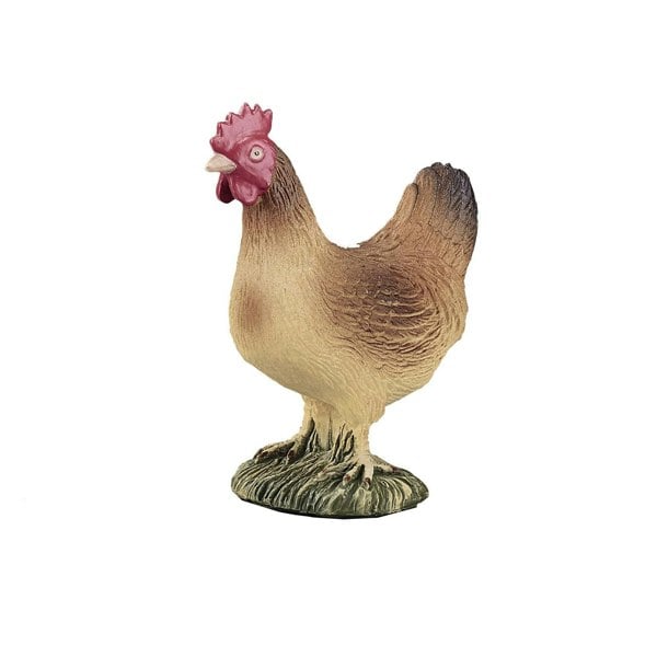 Mojo Fun Hen Standing Farm Toy Figure 5 cm Height Approx - 387052