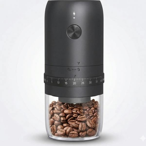 Dragodirect Electric Coffee Grinder Rechargeable Conical Burr Coffee Bean Grinder
