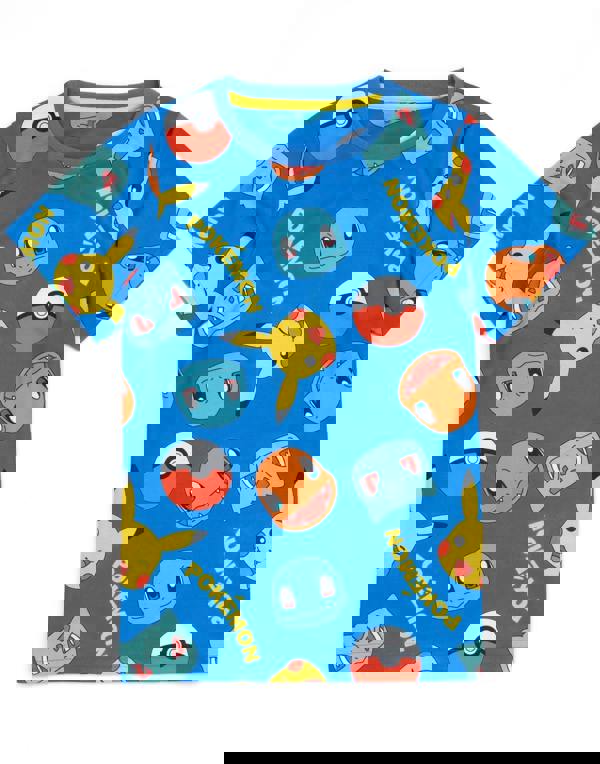 Pokemon Unisex Kids Multicoloured Short Sleeve Short Leg Pyjama Set