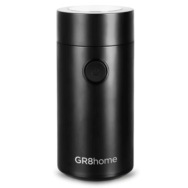 Gr8 Home Electric Coffee Bean Spice Herb Grinder Chopper 150W 60g Matte Black UK Plug