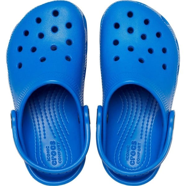 Crocs Toddler Classic Thermoplastic Blue Bolt Loafers