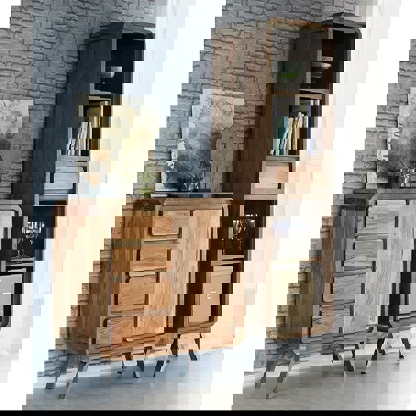 IH Design Aaron Metal & Wood Medium Sideboard