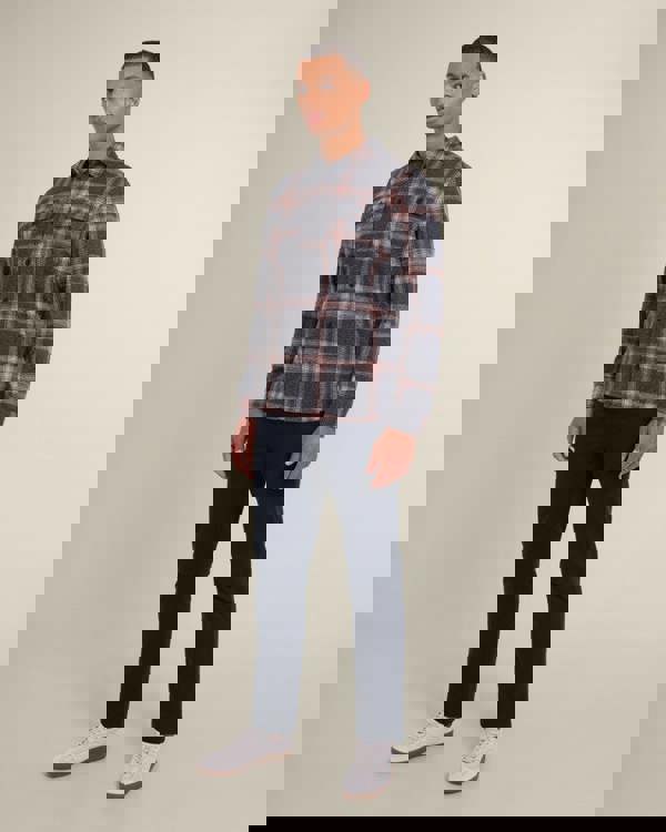 Larsson & Co Skagen - Multi Check Jersey Casual Overshirt