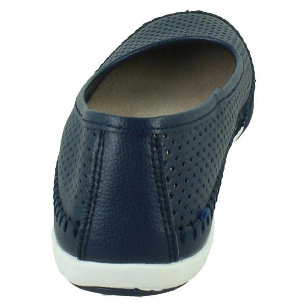 Down to Earth Ladies Down To Earth Ballerina Casual Shoes F80573