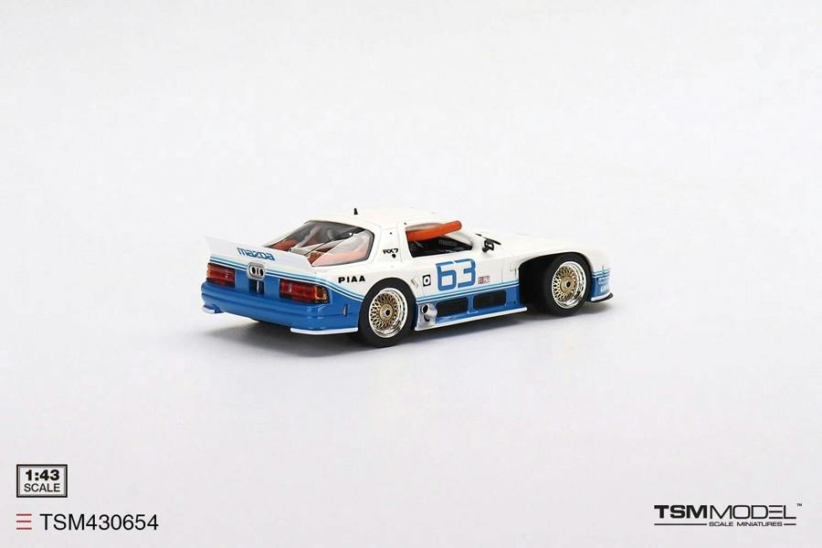 MCSlots Mazda RX-7 GTO #63 Mazda Motorsports 1990 IMSA Topeka 2Hrs 3rd Place 1:43 Scale TSM430654