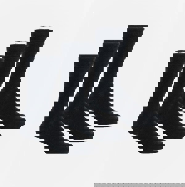 Shuperb Mens 3 Pack Of Diabetic Socks Black: One Size