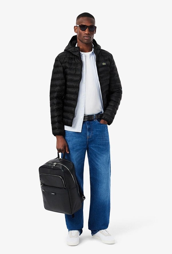 Lacoste Water-Repellent Quilted Puffed Jacket