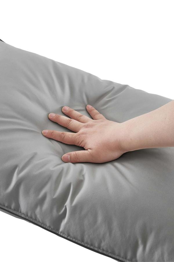 Groundlevel Grey Shredded Supersoft Goose Feather & Down Pillows