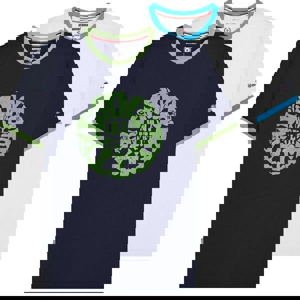 Lambretta Mens Festival Ringer Casual Retro Soul SKA T-Shirt