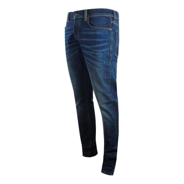 Diesel Mens Tepphar-X Cotton Denim Slim Jeans - Dark Blue - 