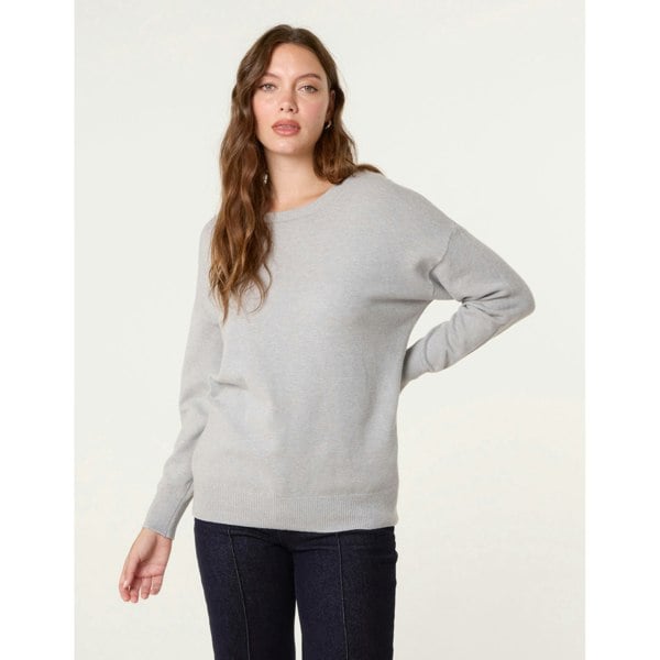 Blue Vanilla Round Neck Jumper