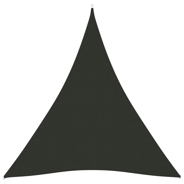 Berkfield Sunshade Sail Oxford Fabric Triangular 3x4x4 m Anthracite