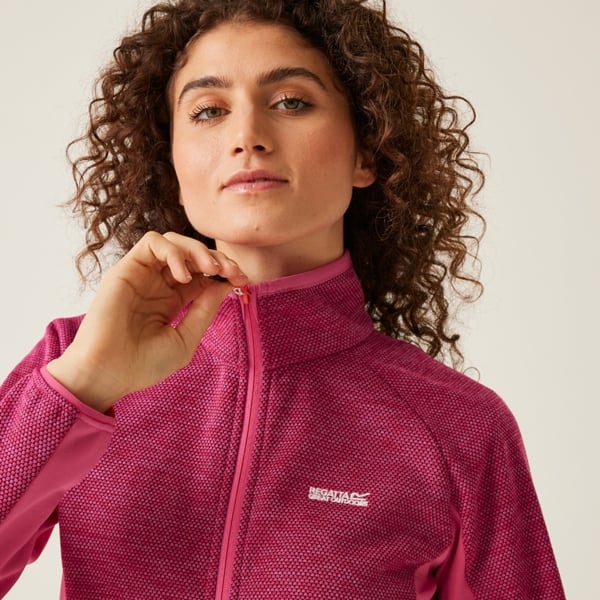 Regatta Women's Highton IV Full Zip Fleece Jacket - Flamingo Pink