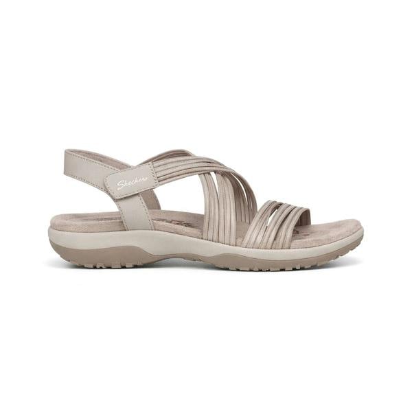 Skechers REGGAE SLIM - SUNNYSIDE 2.0 Cross Strap Sandals   in  Taupe
