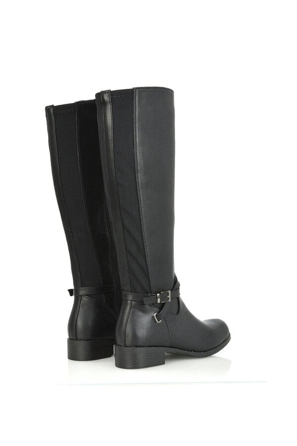 XY LONDON Flat Knee High Riding Style Boots