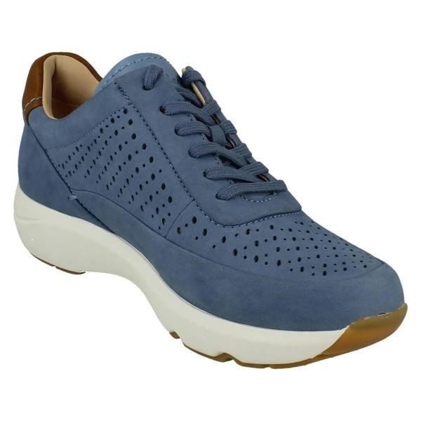 Clarks Ladies Clarks Punched Hole Detailed Summer Shoes Tivoli Grace