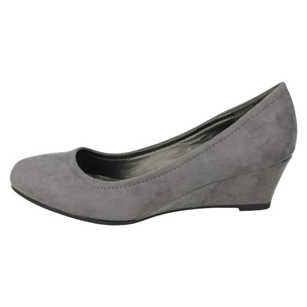 Spot On Ladies Spot On Wedge Pumps