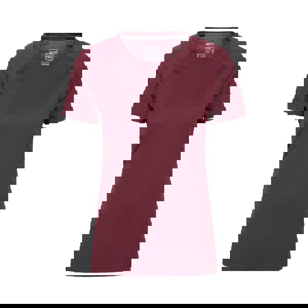 Mountain Warehouse Womens Quick Dry T-Shirt - Burgundy