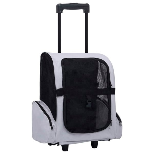 Berkfield Foldable Multipurpose Pet Trolley Grey