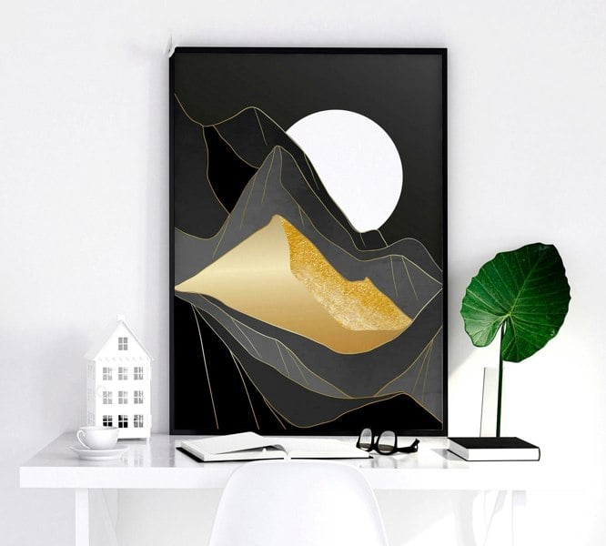 Scandinavian interior decor | set of 3 wall art prints for Living room