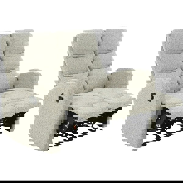 Dorel Home Rena 2‑Seater Manual Recliner Sofa (Natural Fabric)