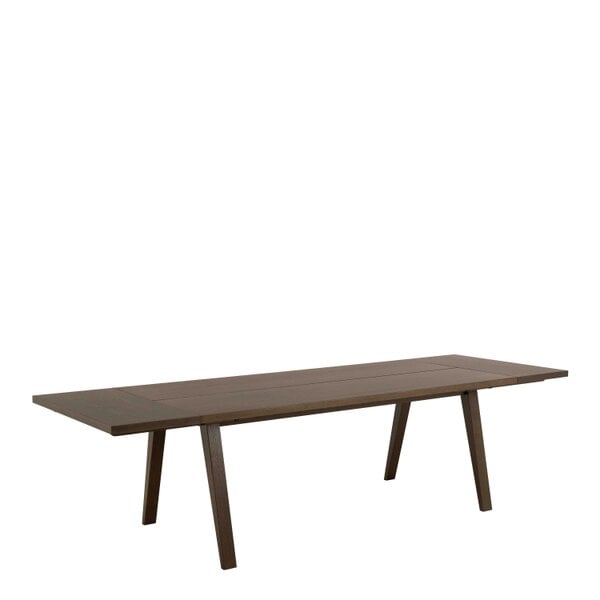 Wyld Haus Jyvaskyla 286cm 8 Seater Dark Oak Wood Rectangle Extendable Dining Table