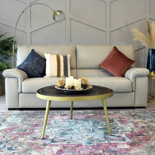 IH Design Round Coffee Table Bishop Dark Mango