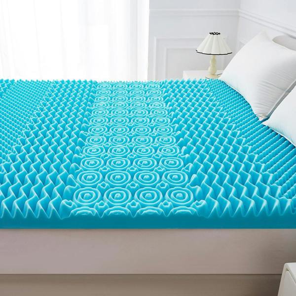 Ezysleep Cooling 7 Zone Memory Foam Mattress Topper