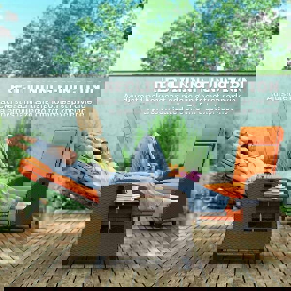 Rattan Recliner Chair