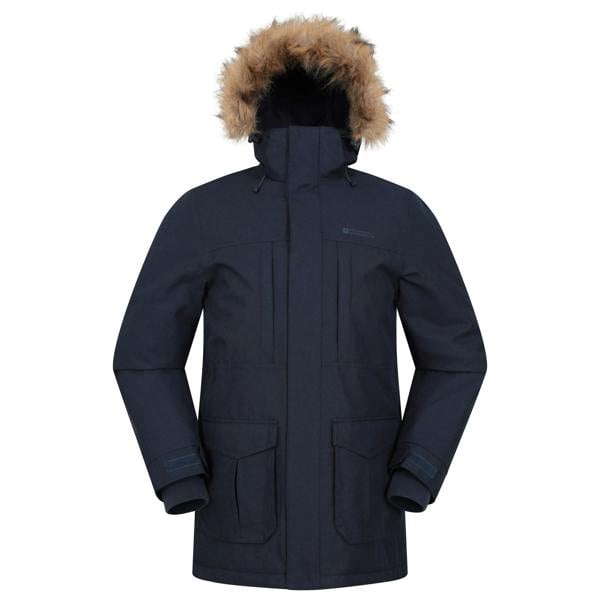 Mountain Warehouse Mens Gorge II Long Jacket - Navy - 