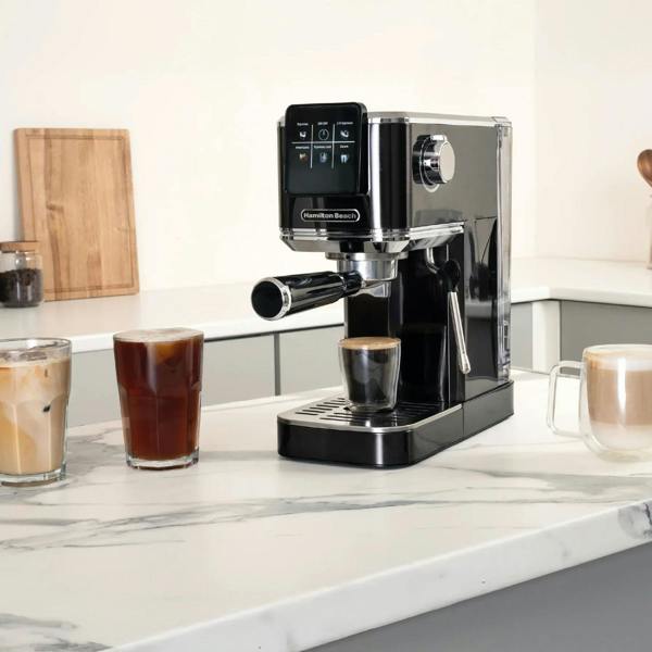Hamilton Beach BaristaPro Touch 5-in-1  Espresso Machine Black