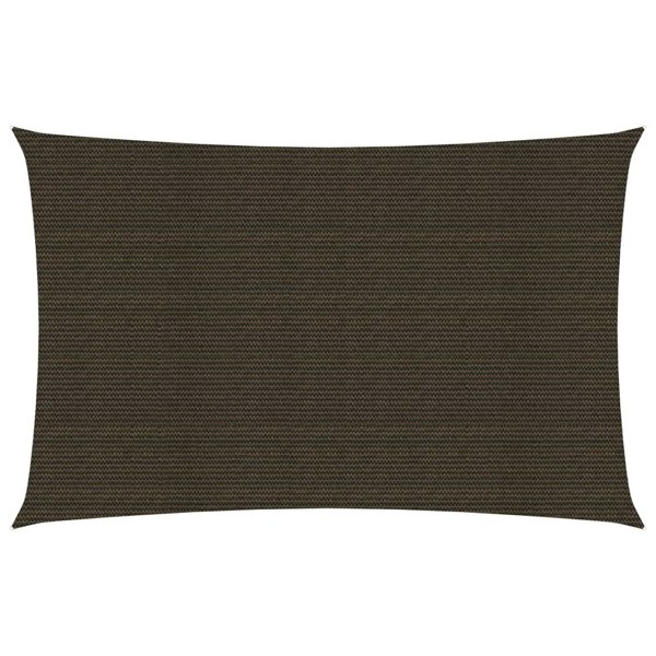 Berkfield Sunshade Sail 160 g/m�__ Brown 3x5 m HDPE