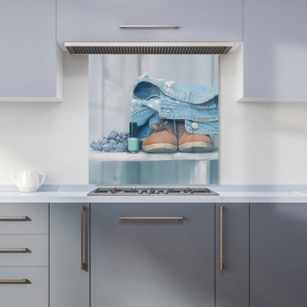 Warren Reed - Designer Shoes On The Bench Kitchen Splashback