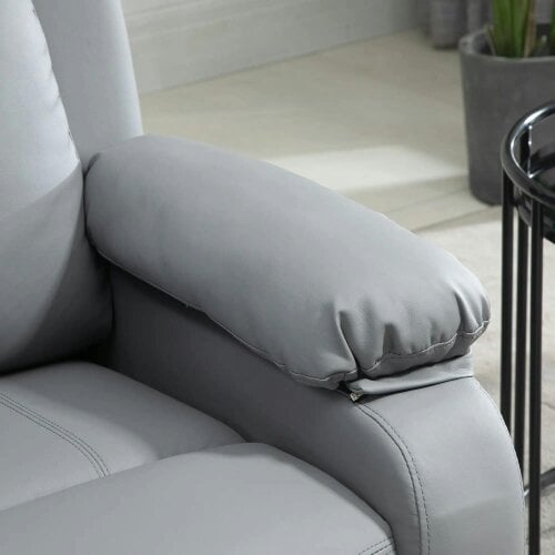 Bobobiy Riser and Recliner Chair with Massage, Power Lift Recliner Chair for Elderly with Remote Control, Grey