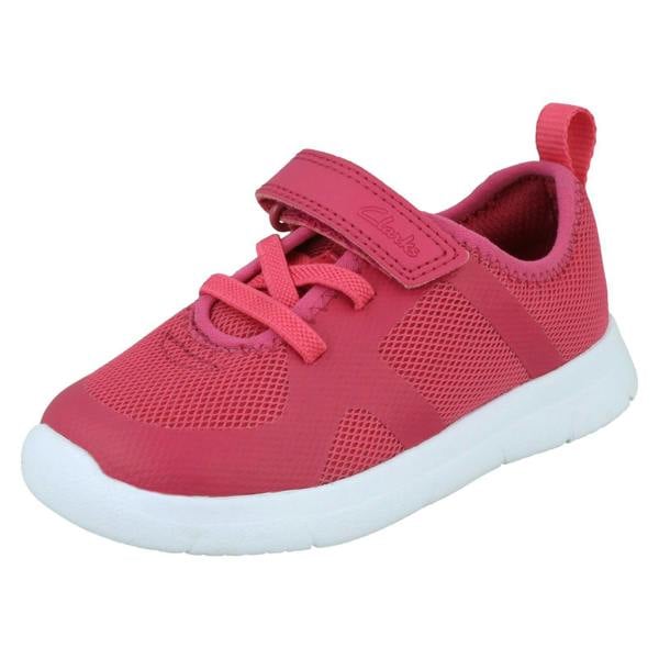 Clarks Childrens Unisex Girls Boys Clarks Casual Trainers Ath Flux