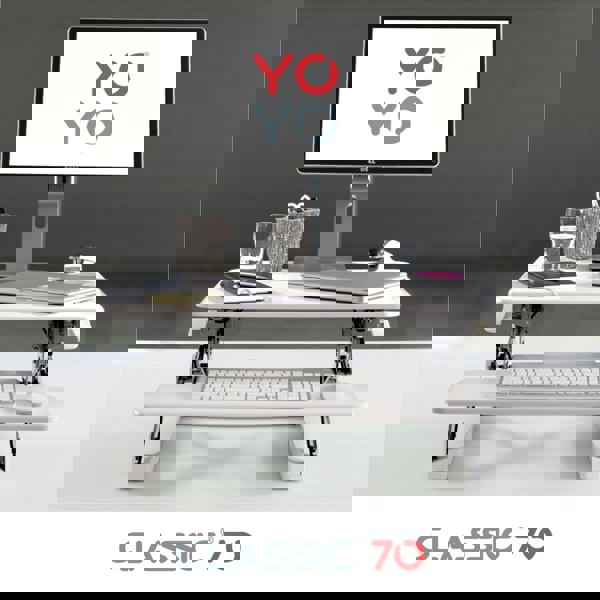 Yo-Yo DESK 70 Single Monitor Standing Desk Converter