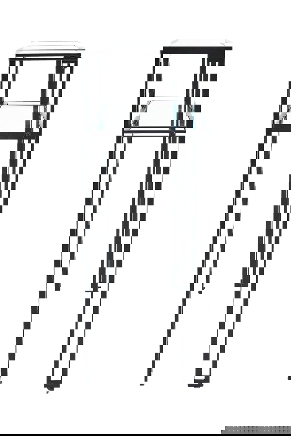 Living and Home Modern Two Layer Multi-function Tempered Glass Console Table