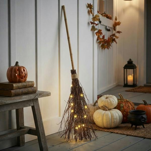 Garden Greatness Traditional LED Witches Broomstick