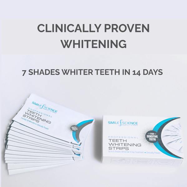 Smile Science Harley Street Teeth Whitening Strips 7 Day
