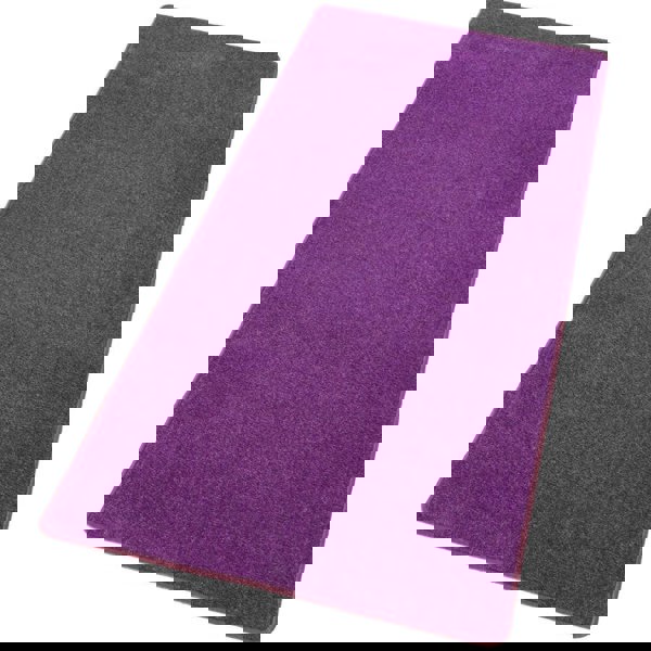 Modern Plain Purple Rug – Soft Short Pile
