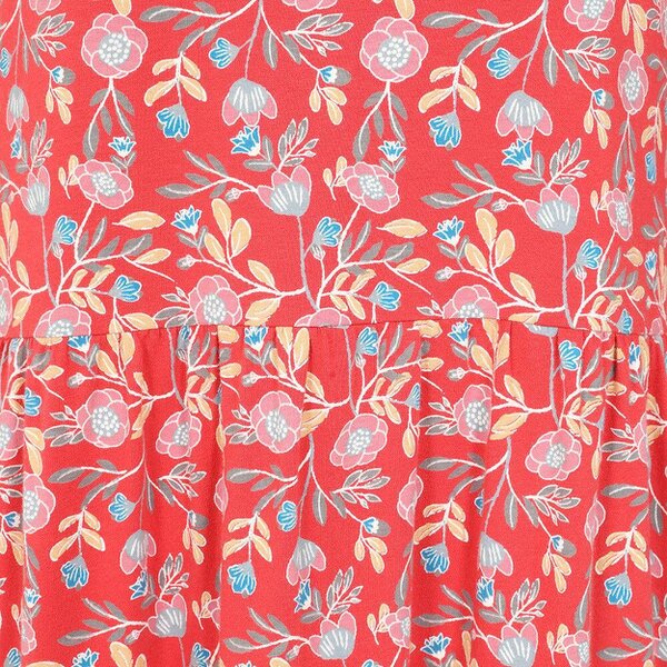 Lazy Jacks LJ534 - Printed Midi Dress - Garland Flowers
