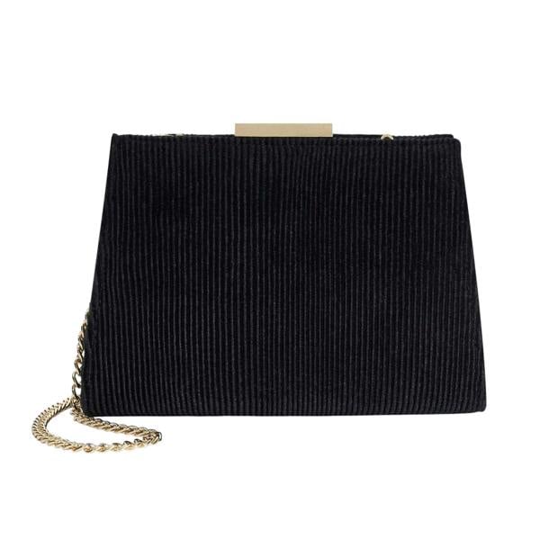Dune London Eclipso Textured Clutch Bag - Black - 